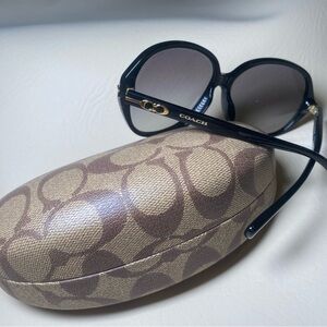 Coach Black Sunglasses with Case